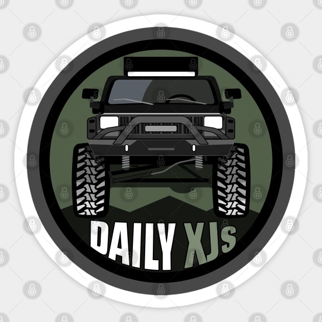Daily XJs Sticker by sojeepgirl